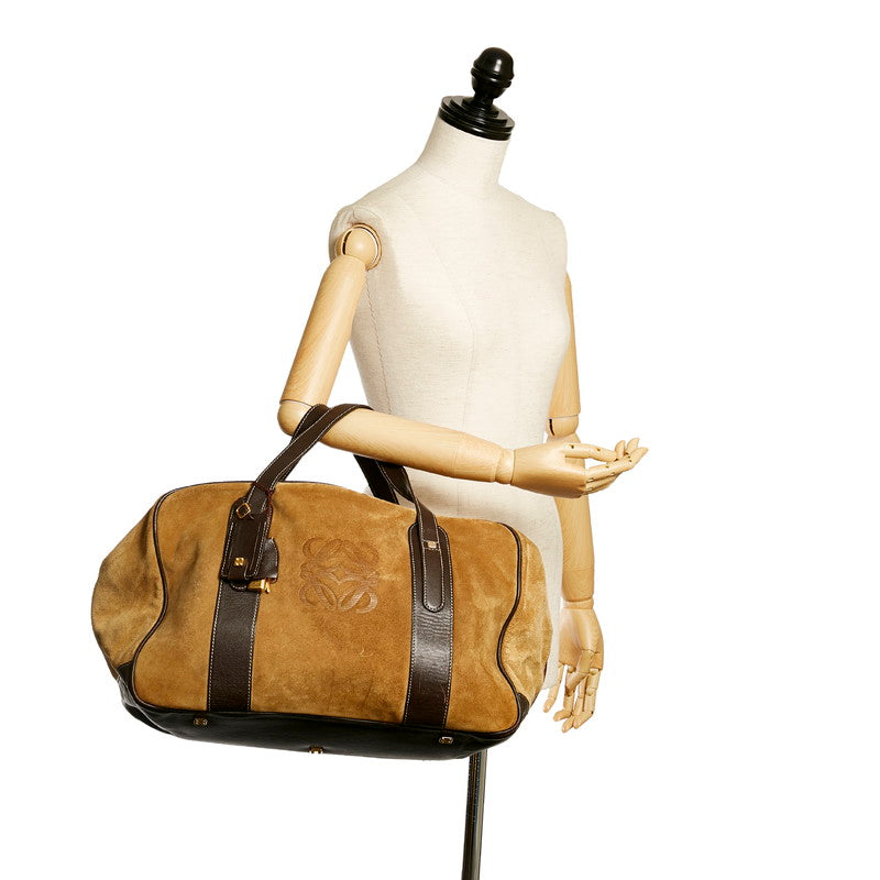 Suede Leather Travel Bag