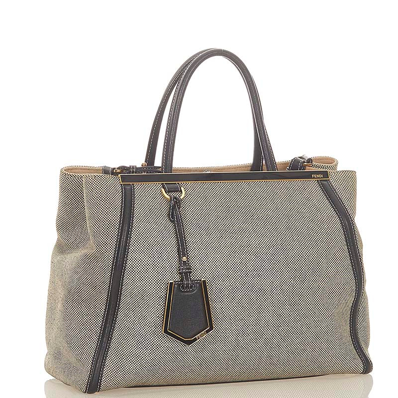 Medium 2Jours Elite Canvas Tote Bag 8BH250