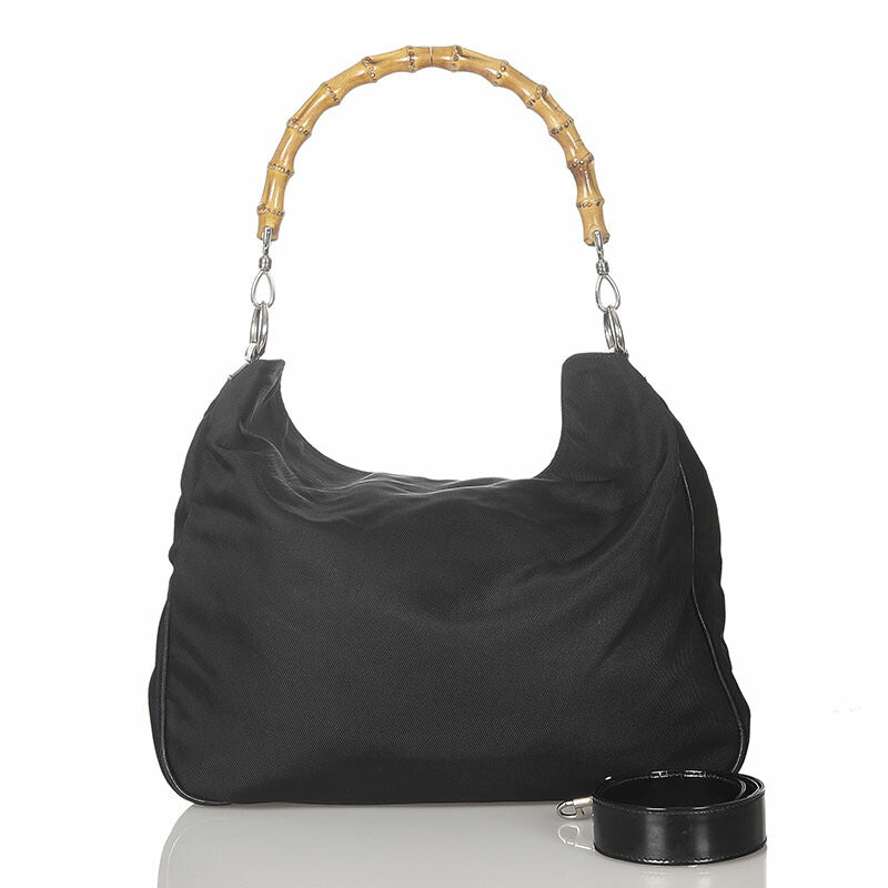 Bamboo Nylon Shoulder Bag