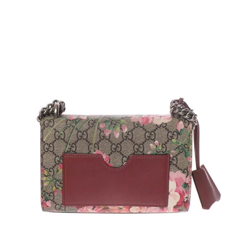 Small GG Supreme Blooms Padlock Shoulder Bag 409487