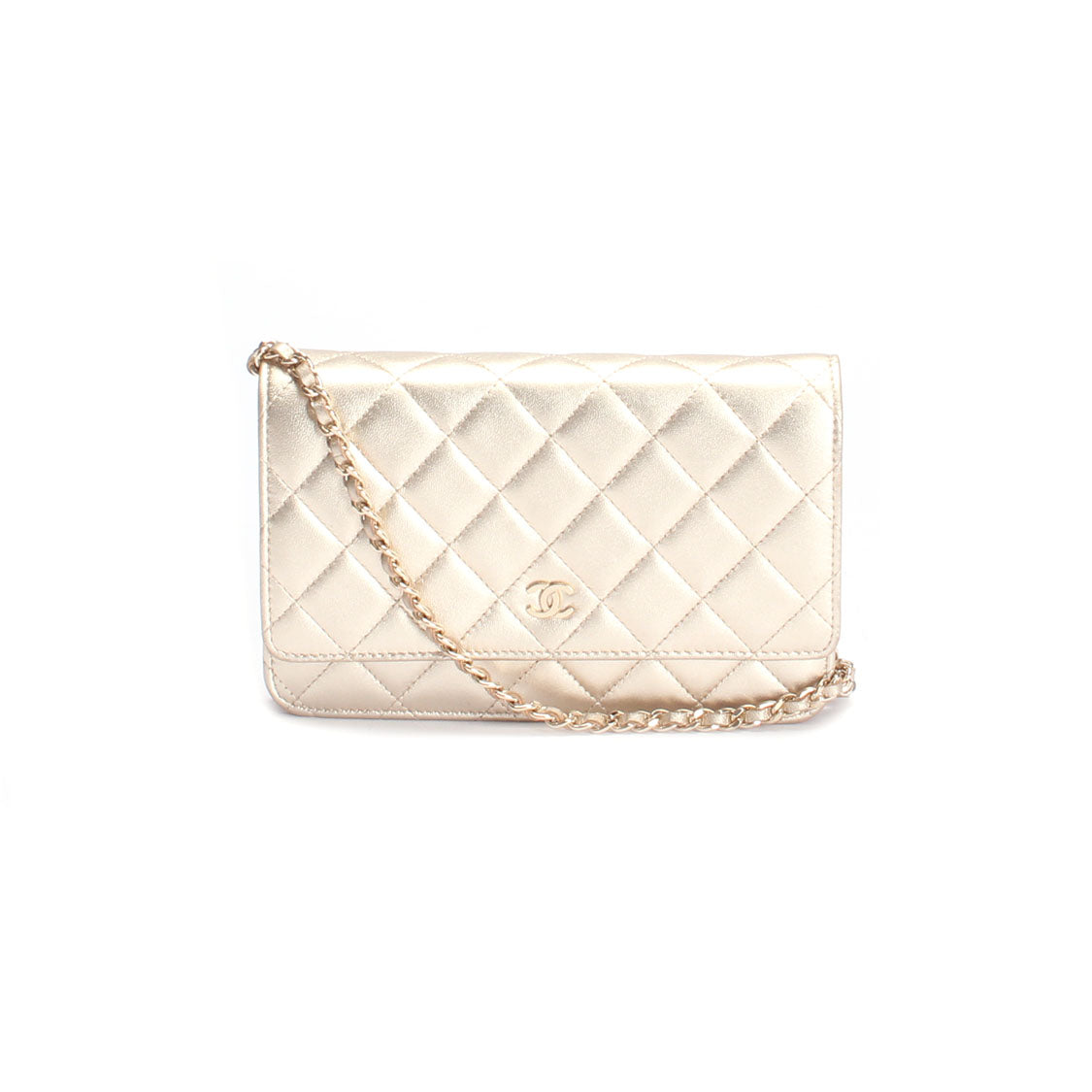 Quilted Classic Wallet on Chain