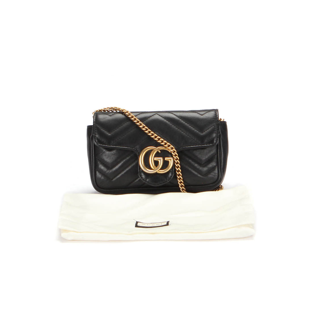 Super Mini GG Marmont Matelasse Crossbody Bag 476433