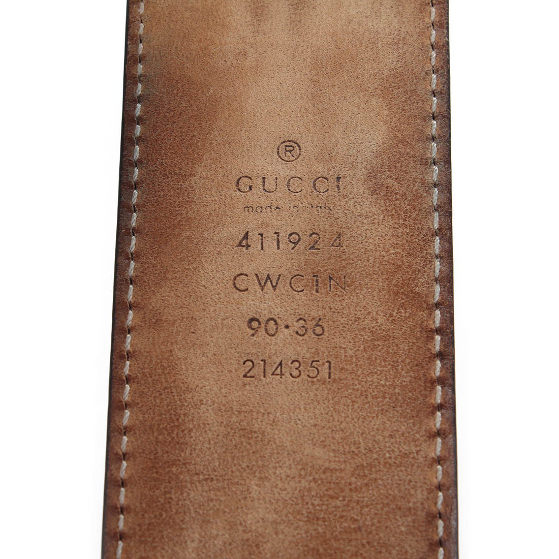 Guccissima Signature Belt 411924