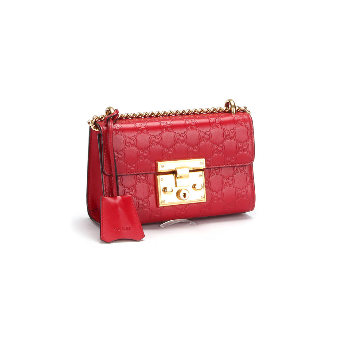 Small Guccissima Padlock Shoulder Bag  409487