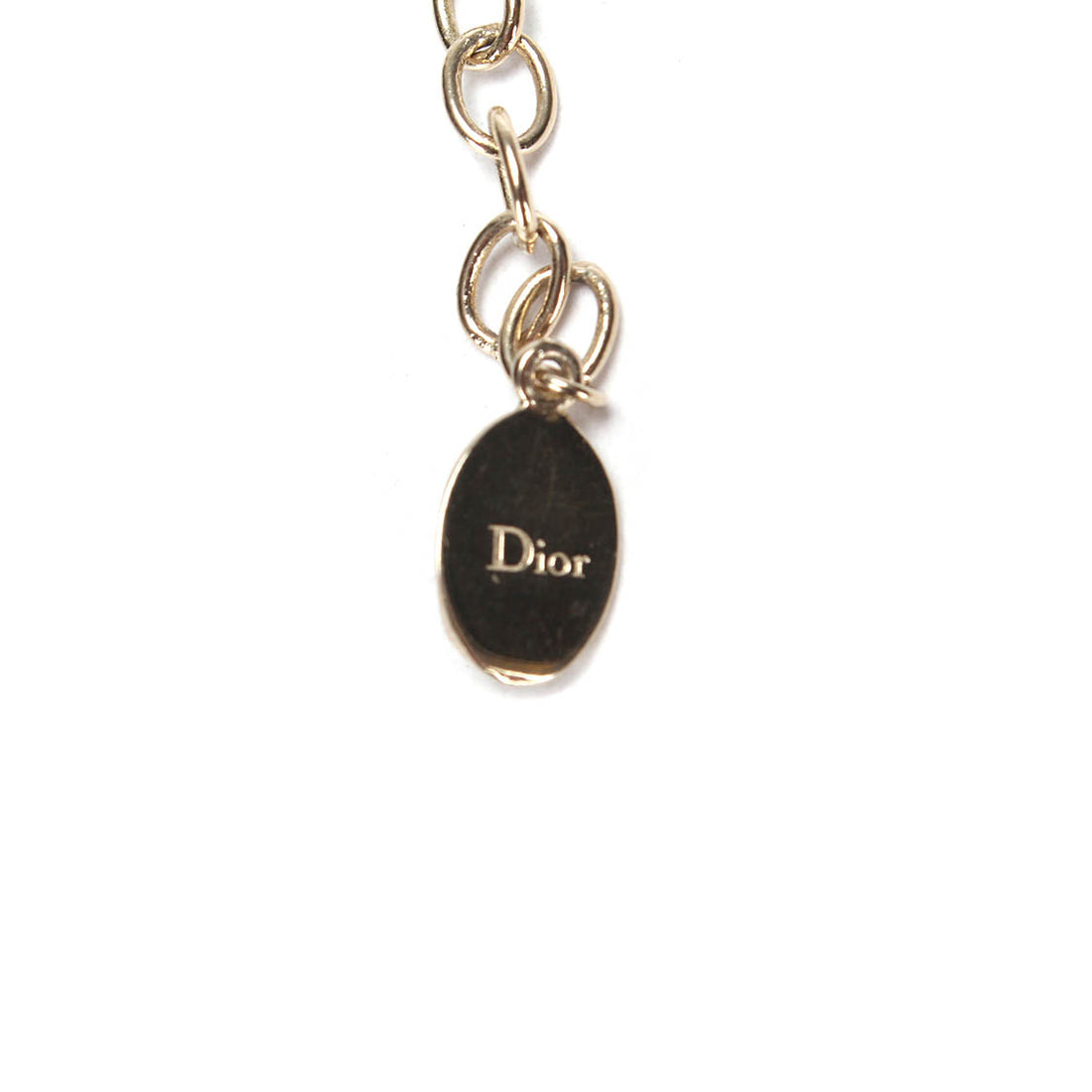 Logo Charm Chain Necklace