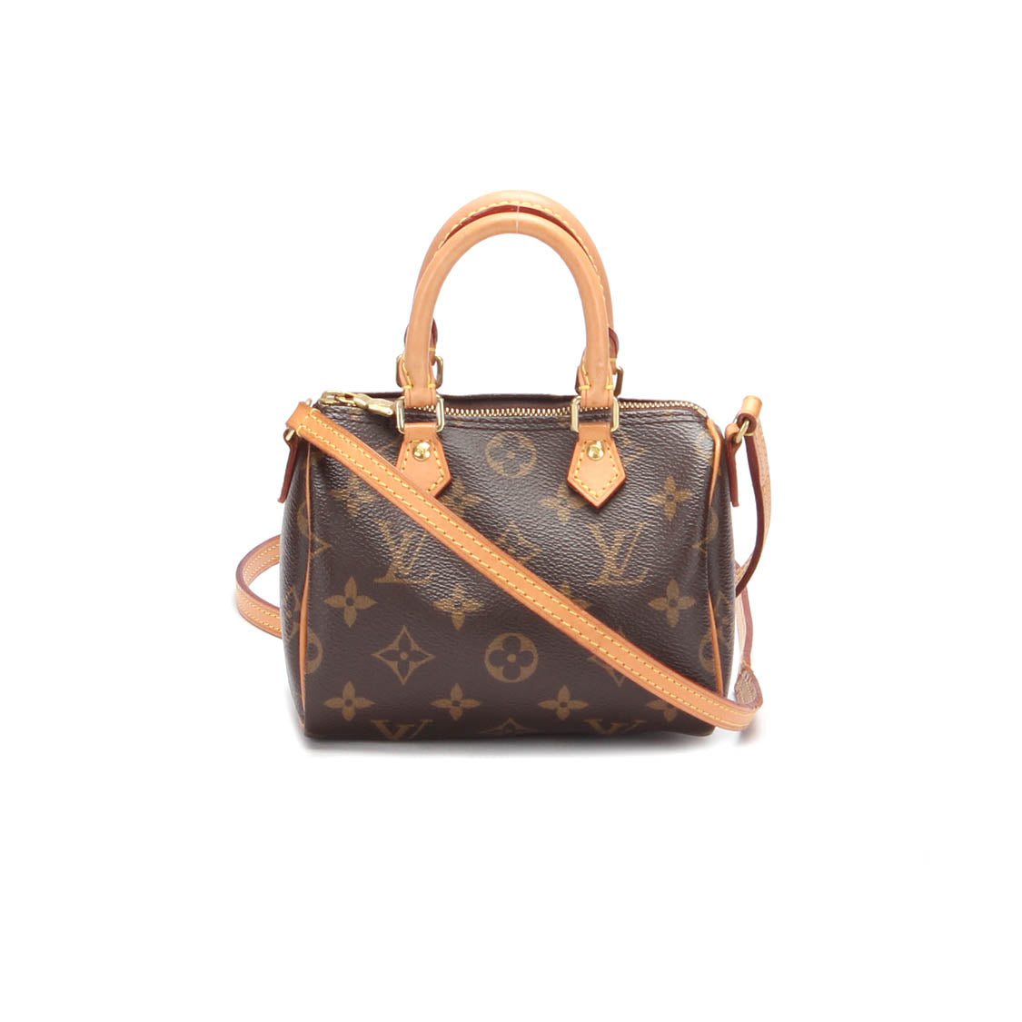 Louis Vuitton Monogram Mini Speedy Bandouliere Canvas Handbag in Excellent condition