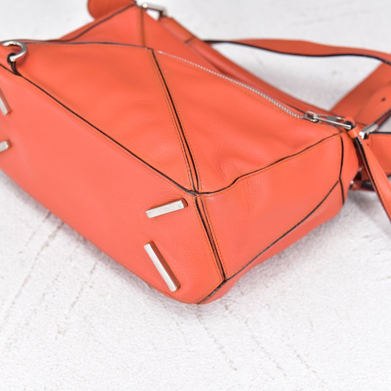 Puzzle Leather Crossbody Bag