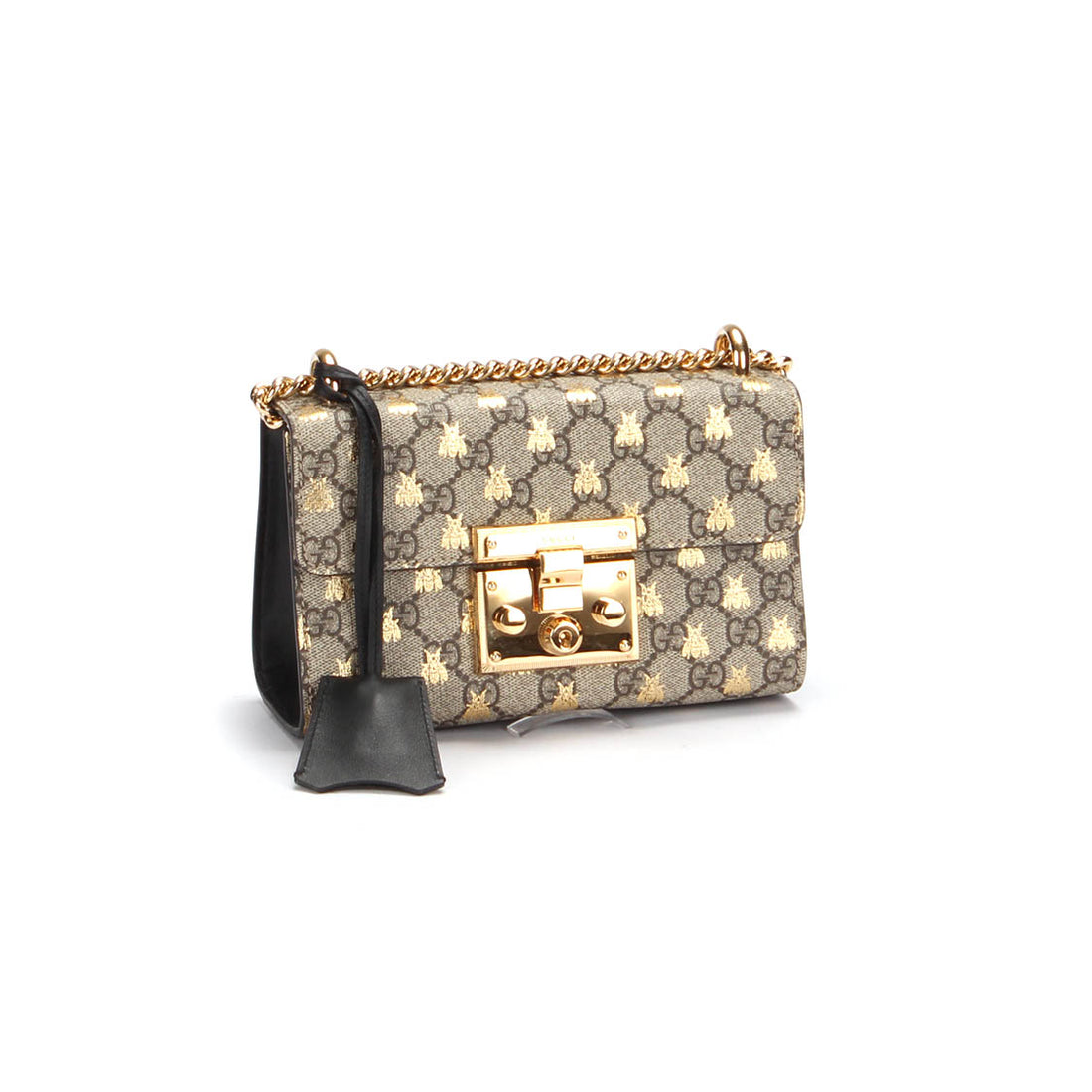 Small GG Supreme Bee Padlock Shoulder Bag 409487