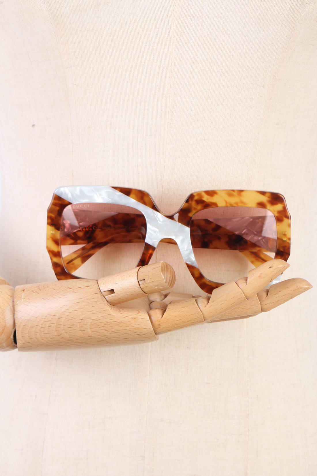 Oversized Square Tinted Sunglasses GG0178S