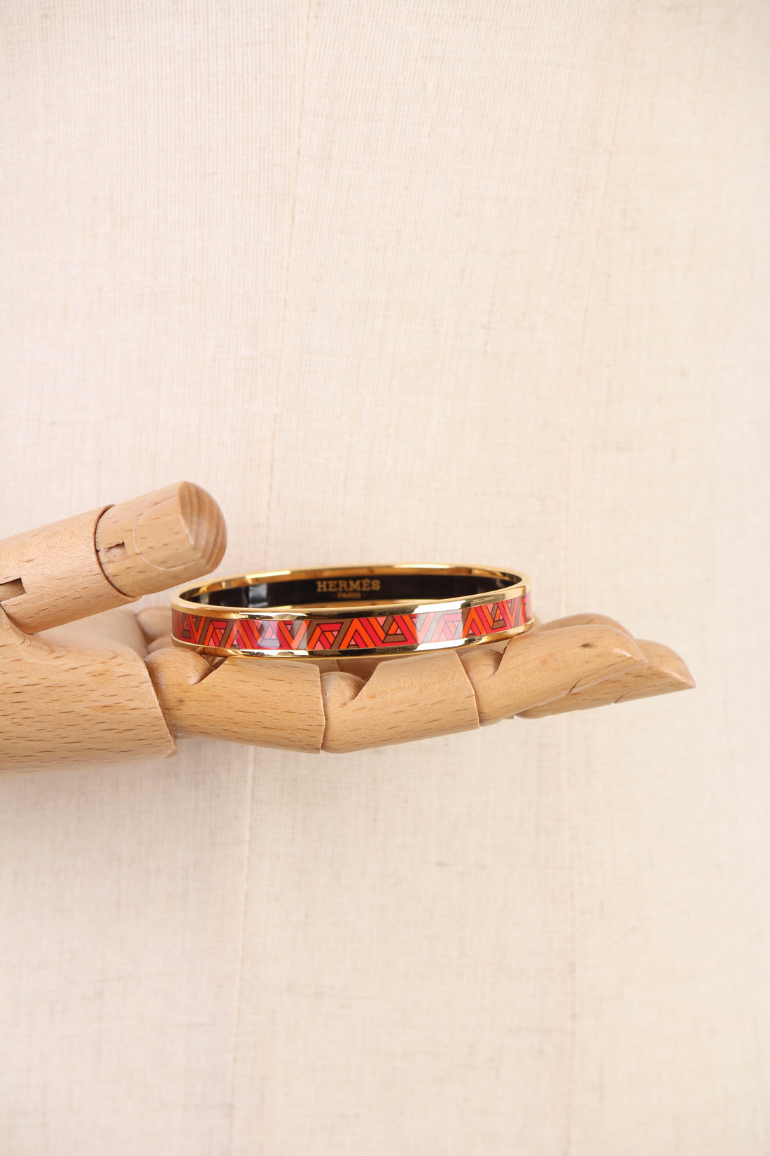 Narrow Printed Enamel Bangle