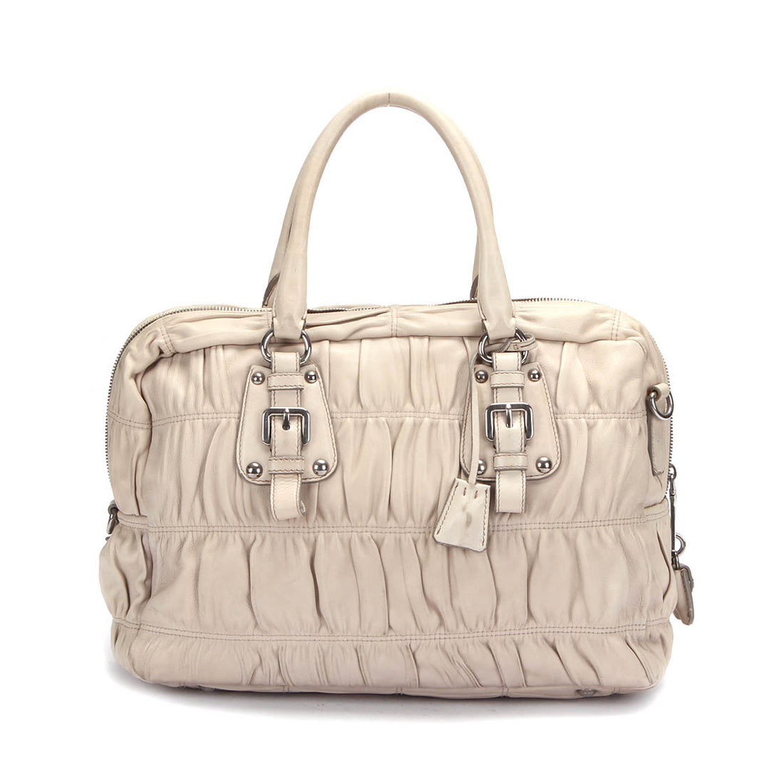 Nappa Gaufre Shoulder Bag