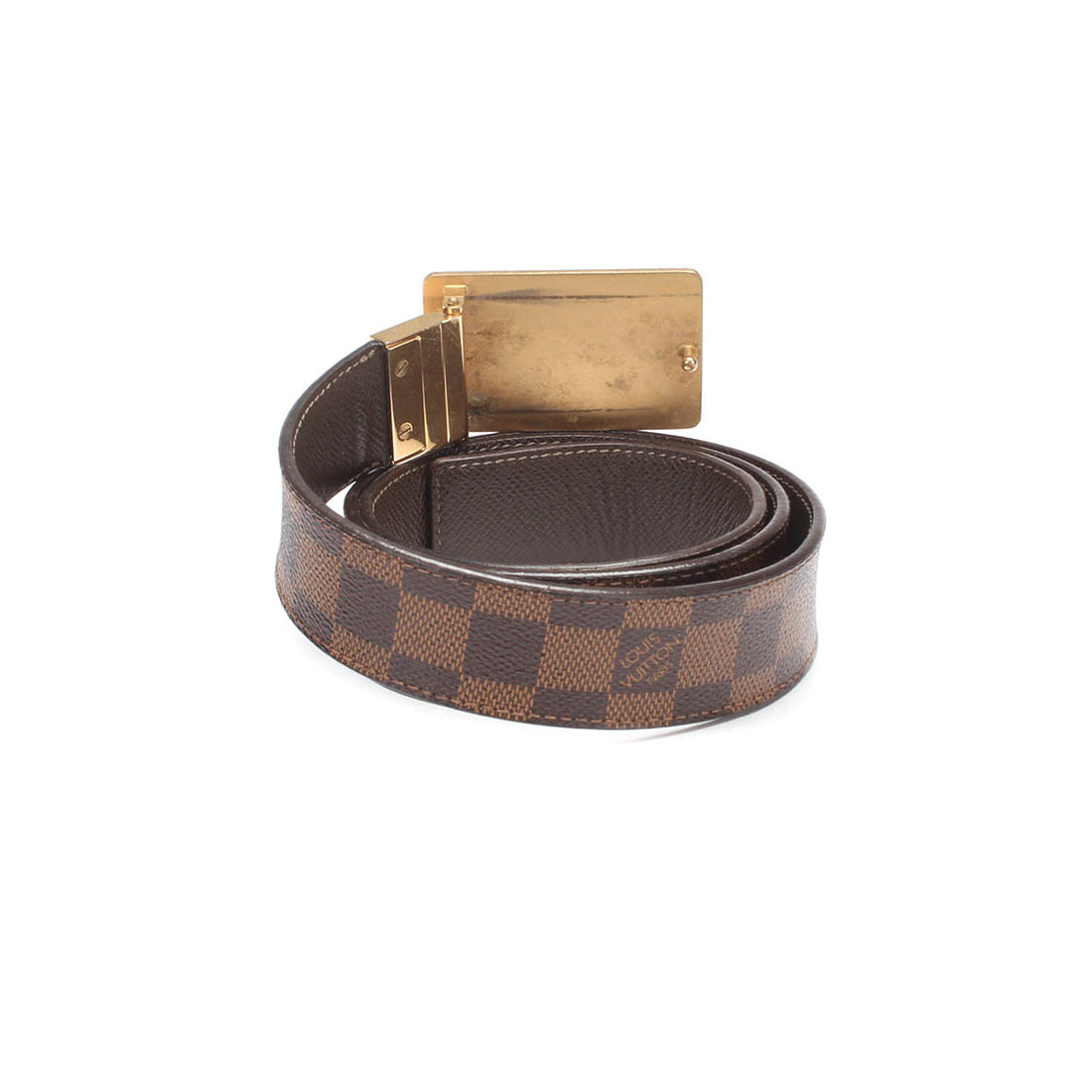 Damier Ebene Inventeur Belt M9677