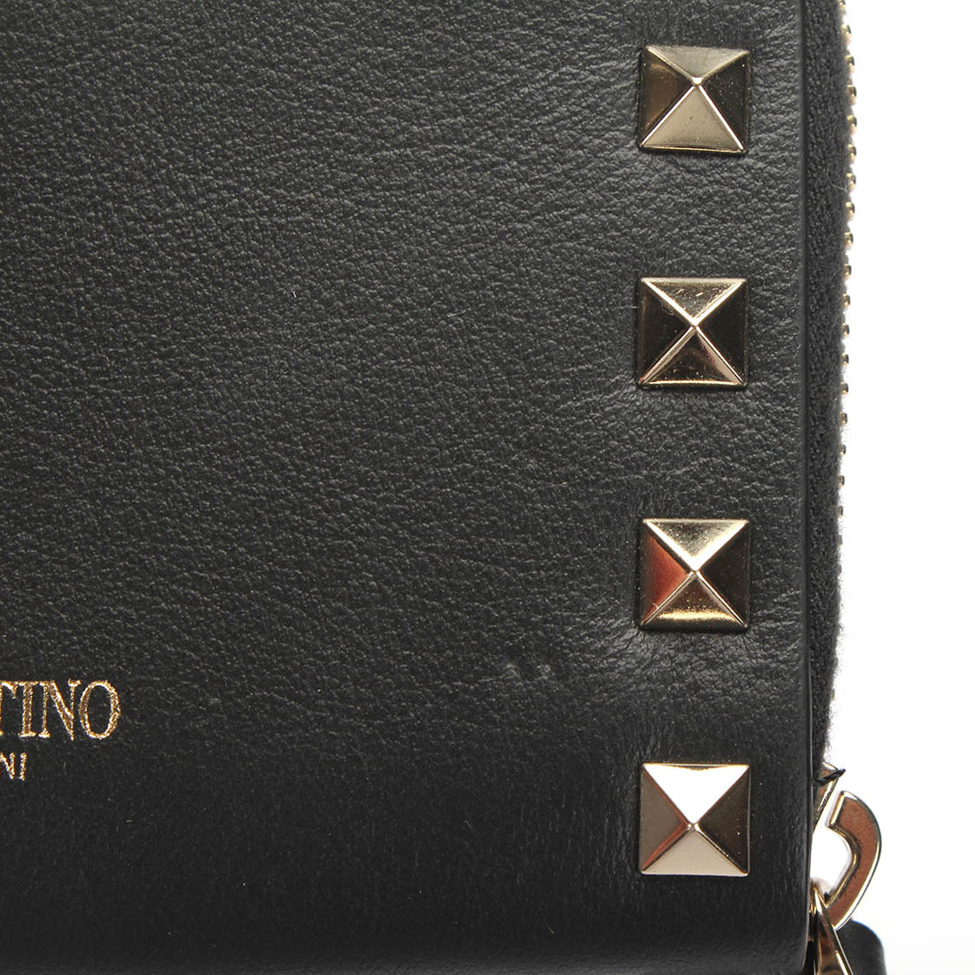 Rockstud Leather Coin Purse