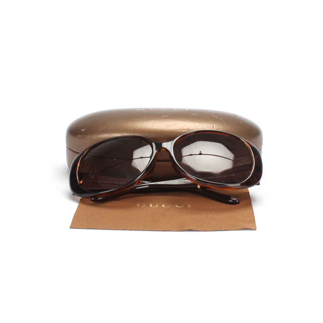 Horsebit Round Tinted Sunglasses