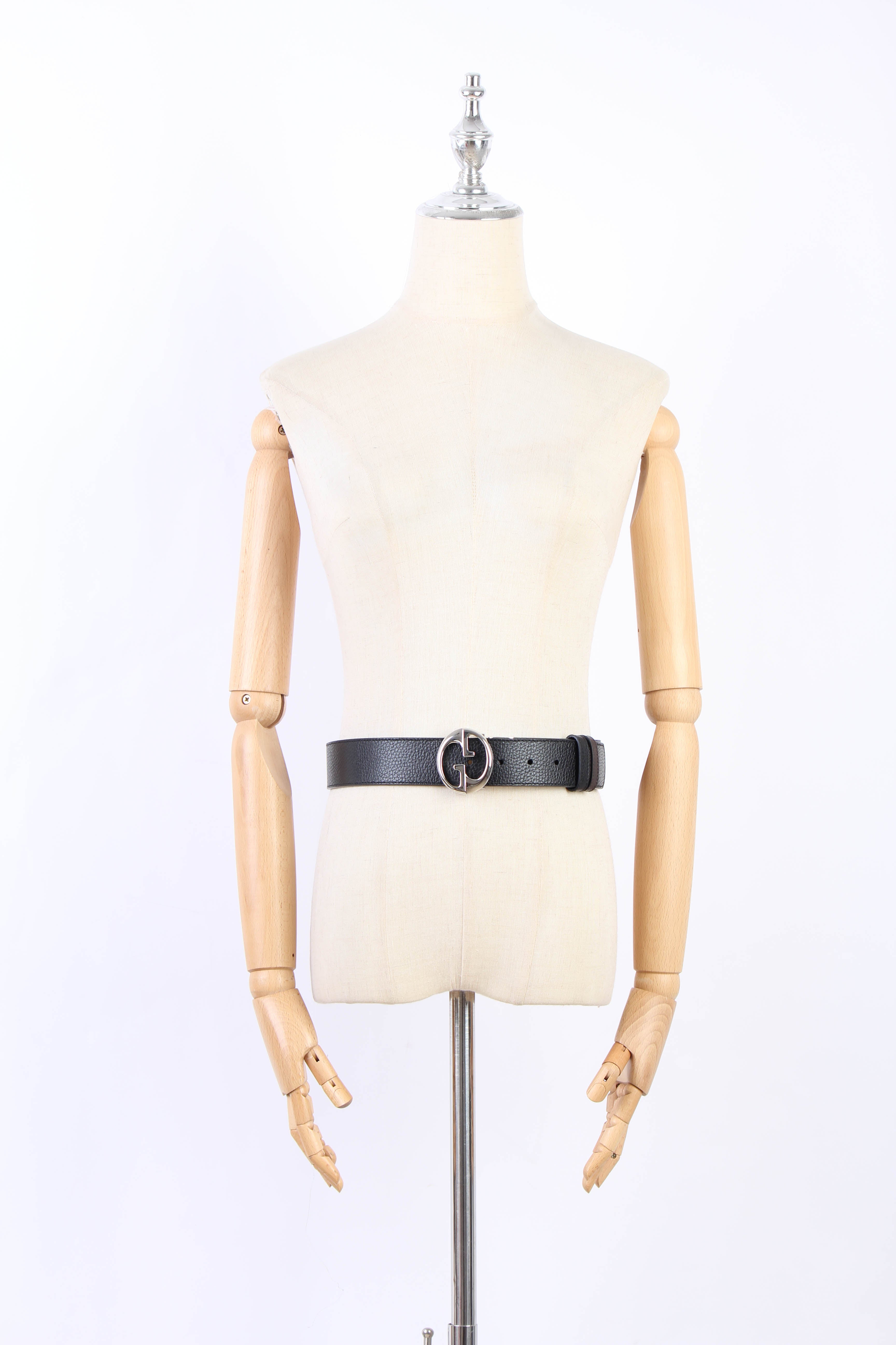 Interlocking G Leather Belt 449715