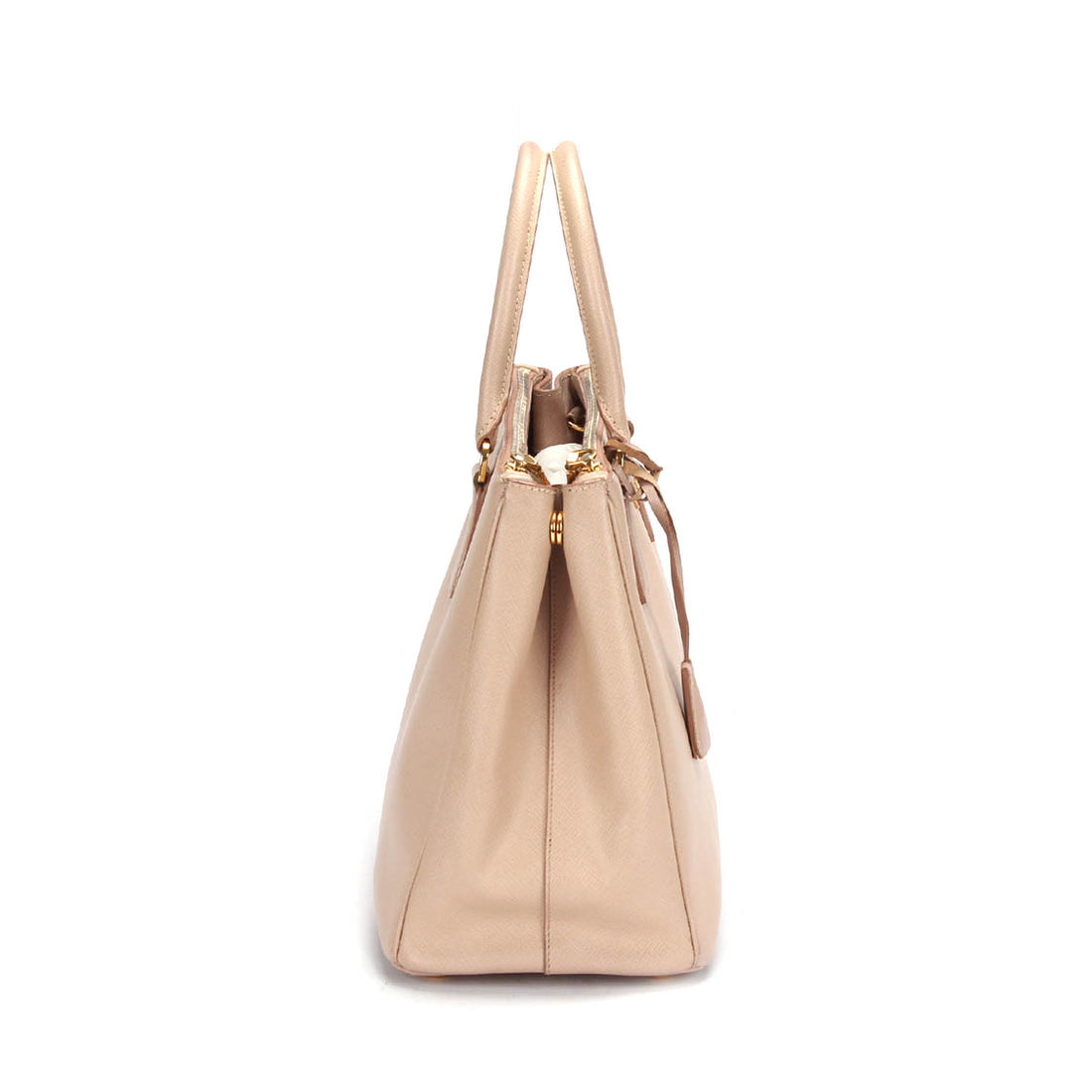 Saffiano Double Zip Galleria Tote Bag