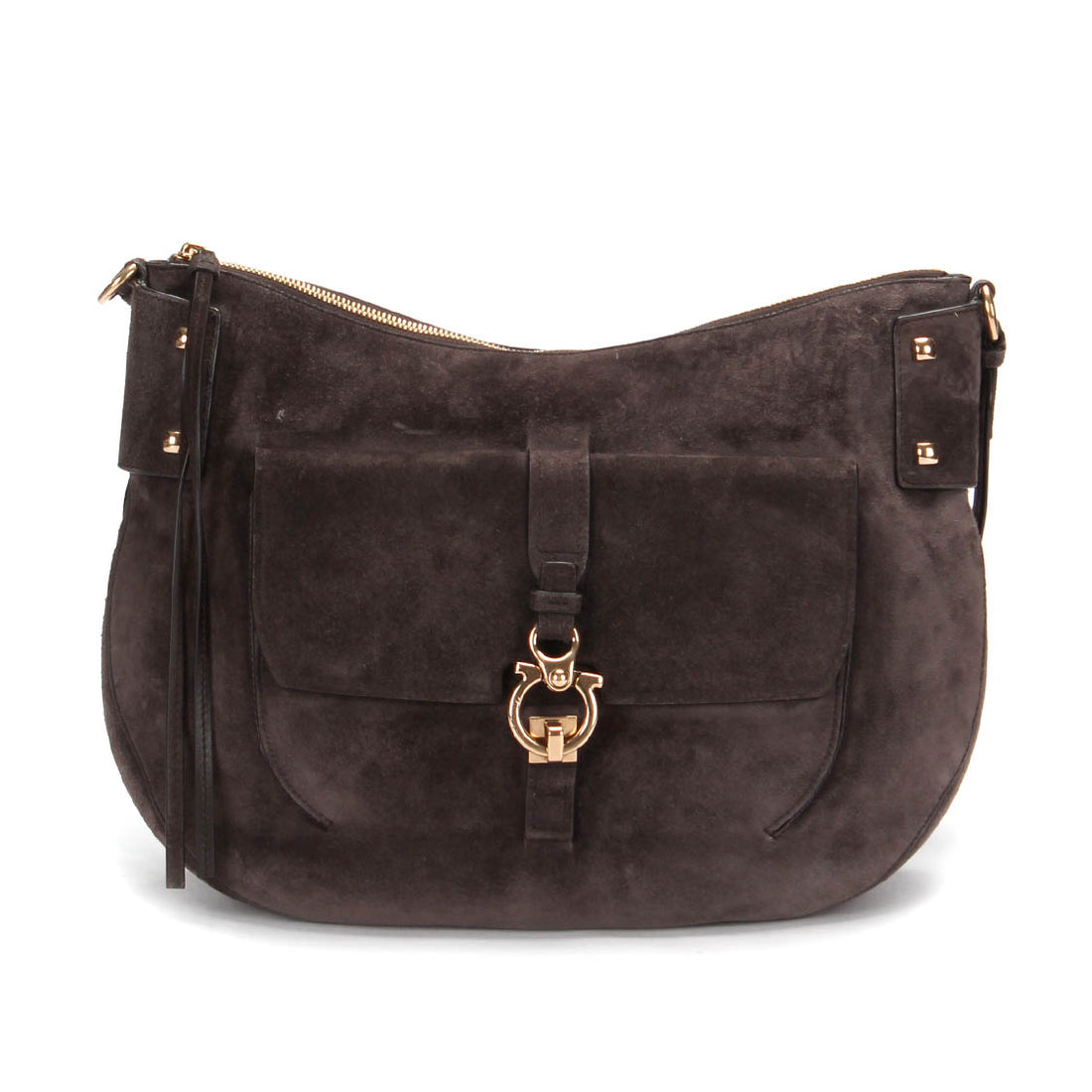 Suede Leather Crossbody Bag