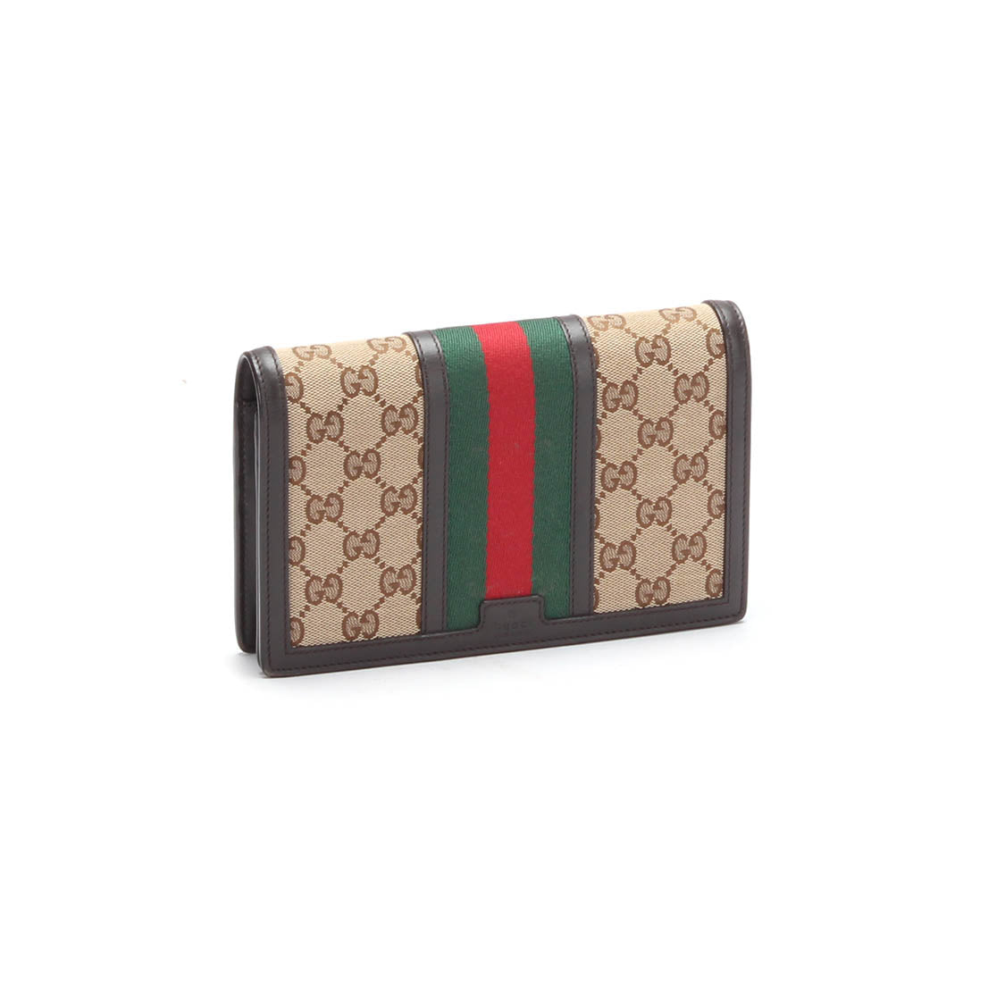 GG Canvas Web Long Wallet