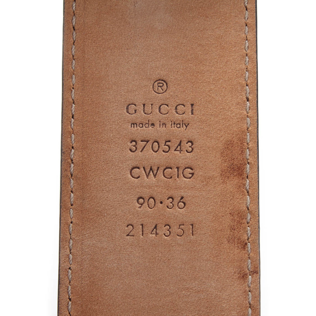 Guccissima Signature Belt 214351