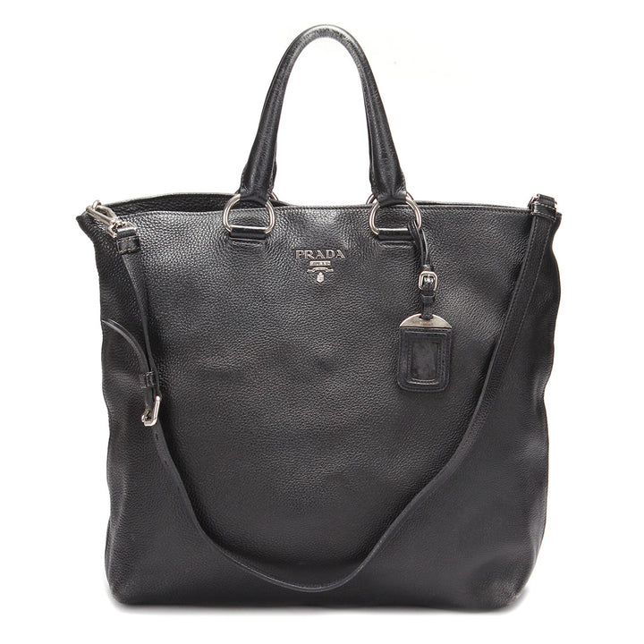 Vitello Daino Zip Tote Bag