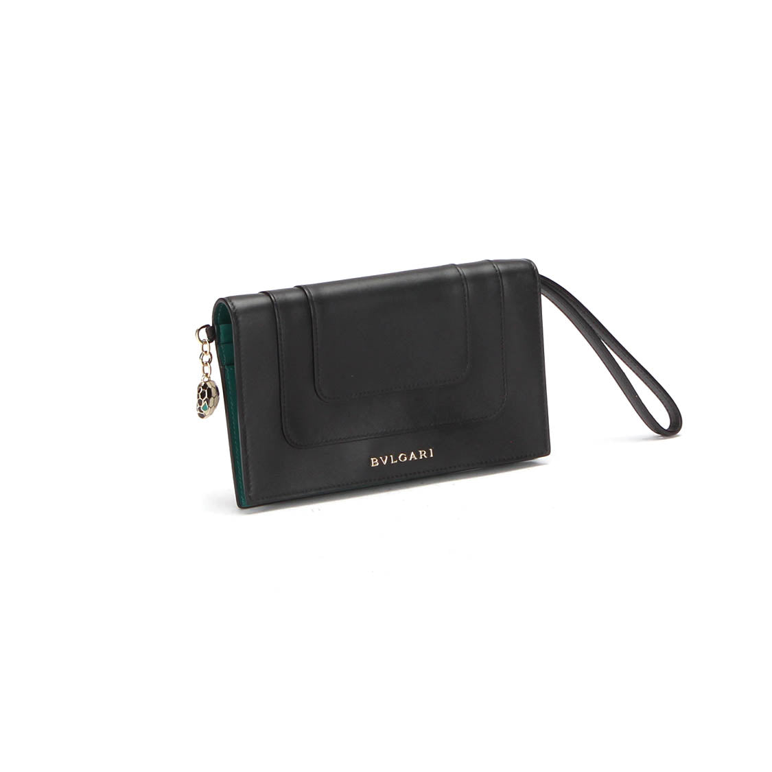 Serpenti Forever Leather Wristlet