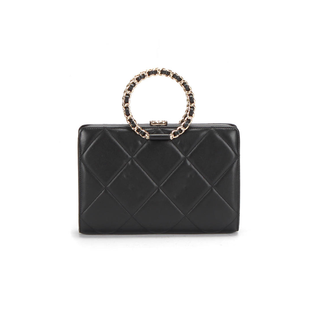 Ring Leather Clutch Bag AS1590