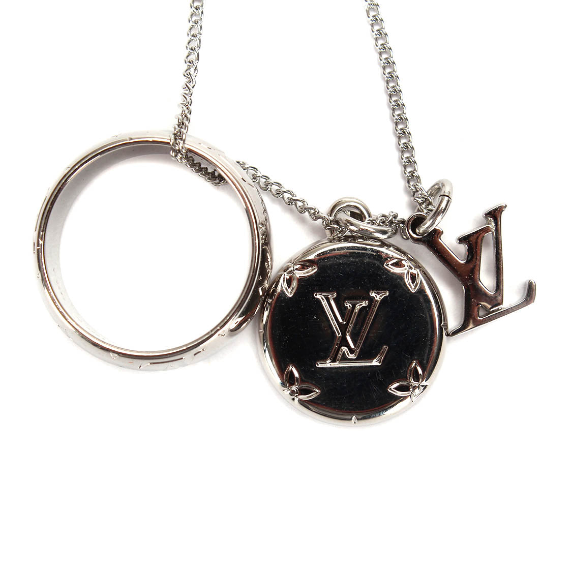 LOUIS VUITTON Ring necklace Monogram M62485