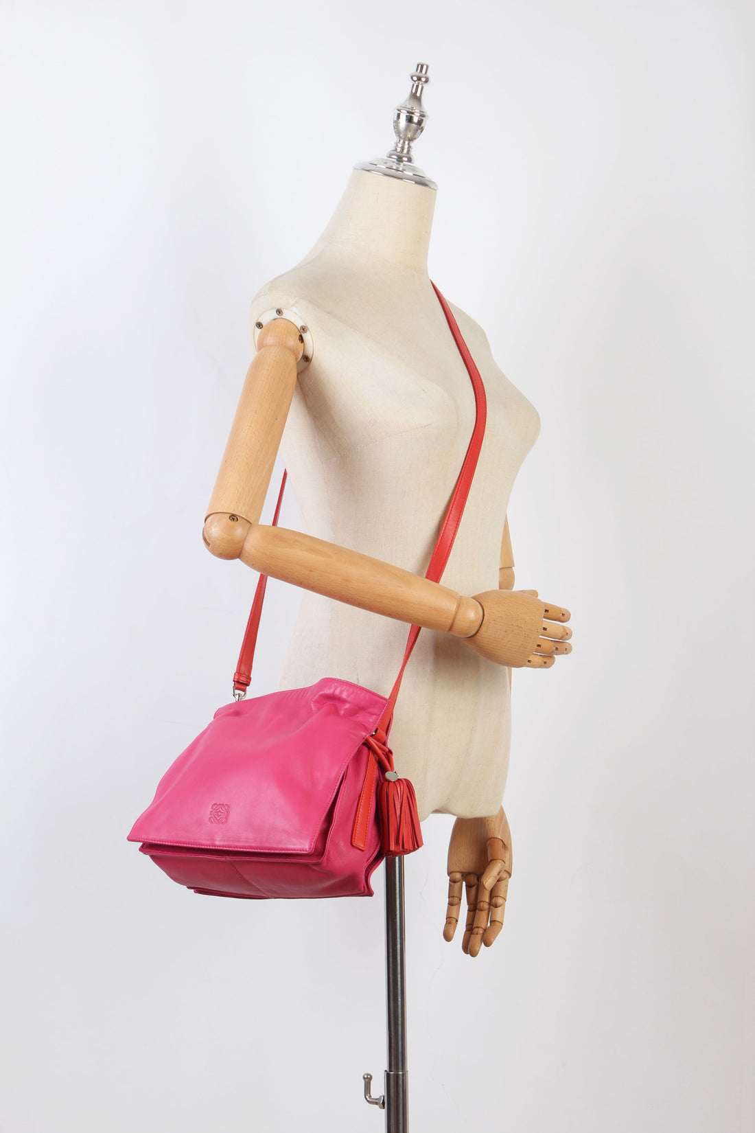 Leather Flamenco Crossbody Bag