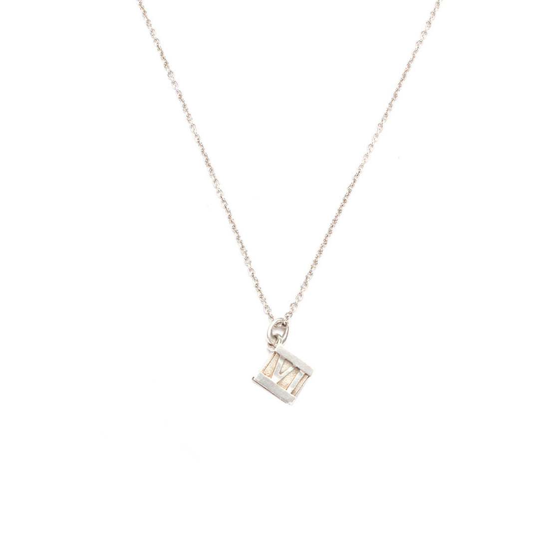 Atlas Cube Pendant Necklace