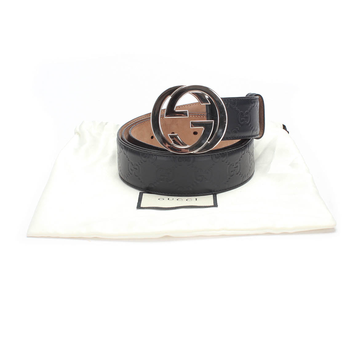 Guccissima Signature Belt 411924