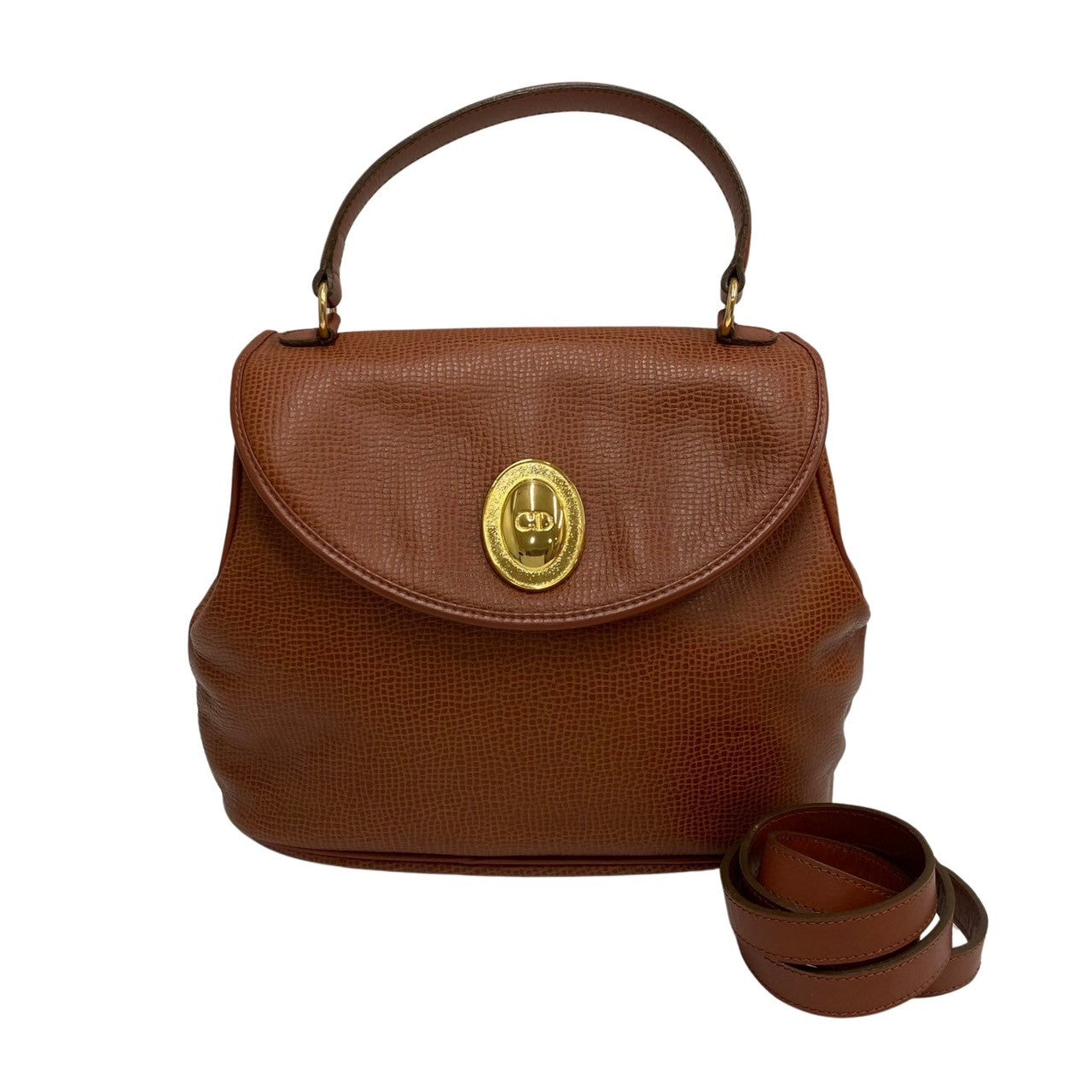 Leather Flap Handbag   20029