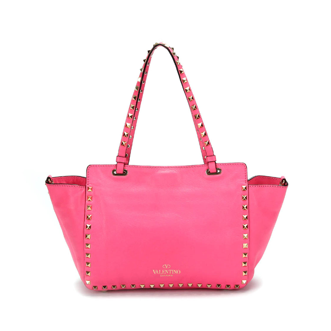 Leather Rockstud Tote Bag