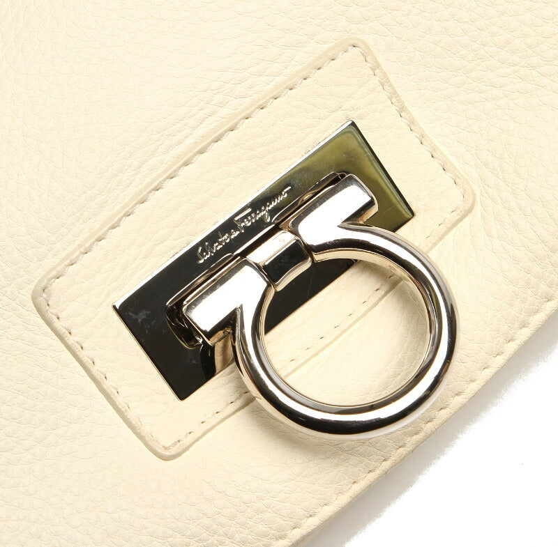 Gancini Leather Shoulder Bag