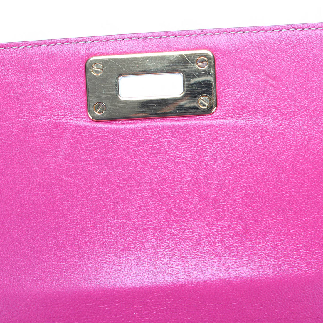 Saffiano Leather Vernice Flap Bag