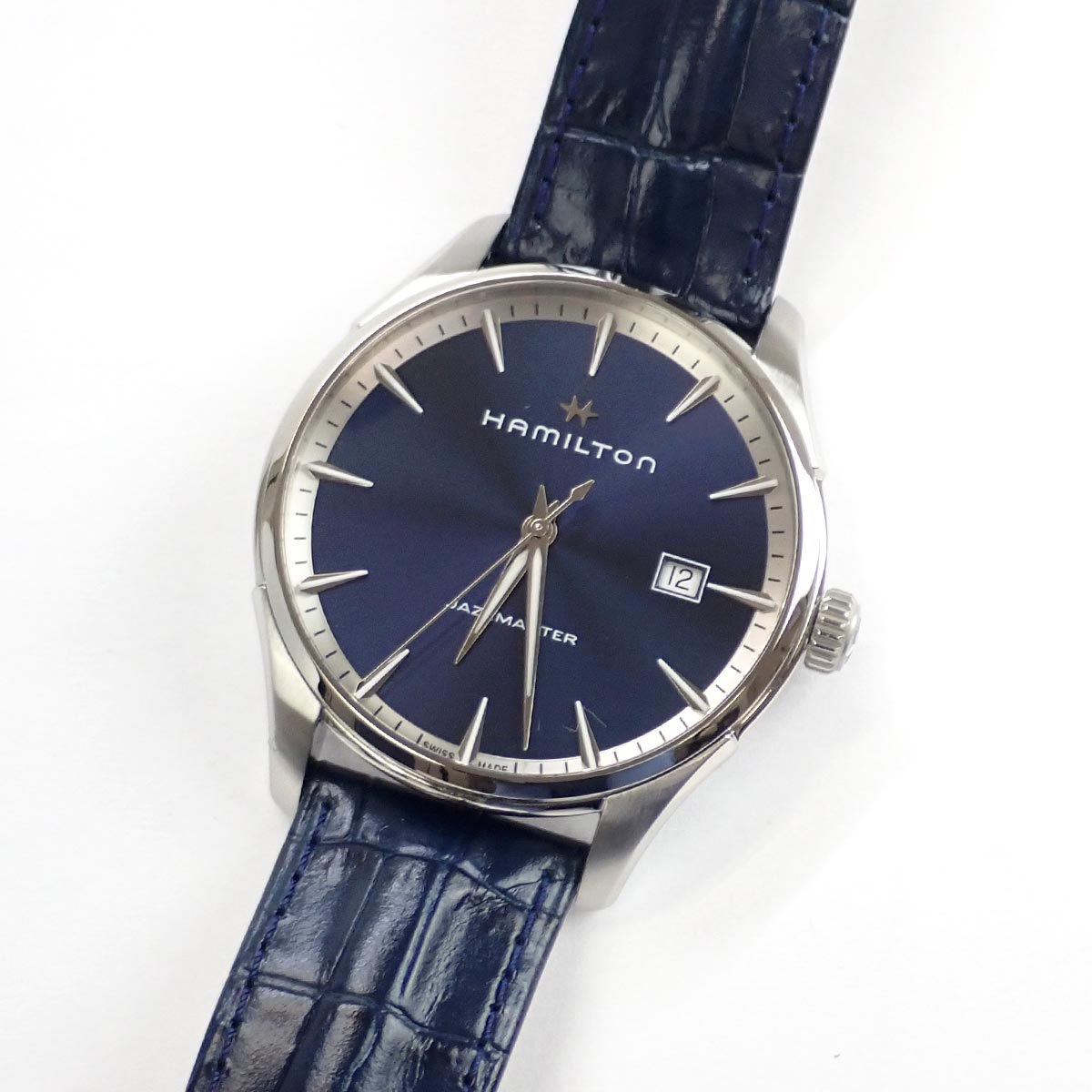 HAMILTON Jazzmaster Gent Men's Wristwatch, Stainless Steel/Calf Leather, HAMILTON Preloved H32451641