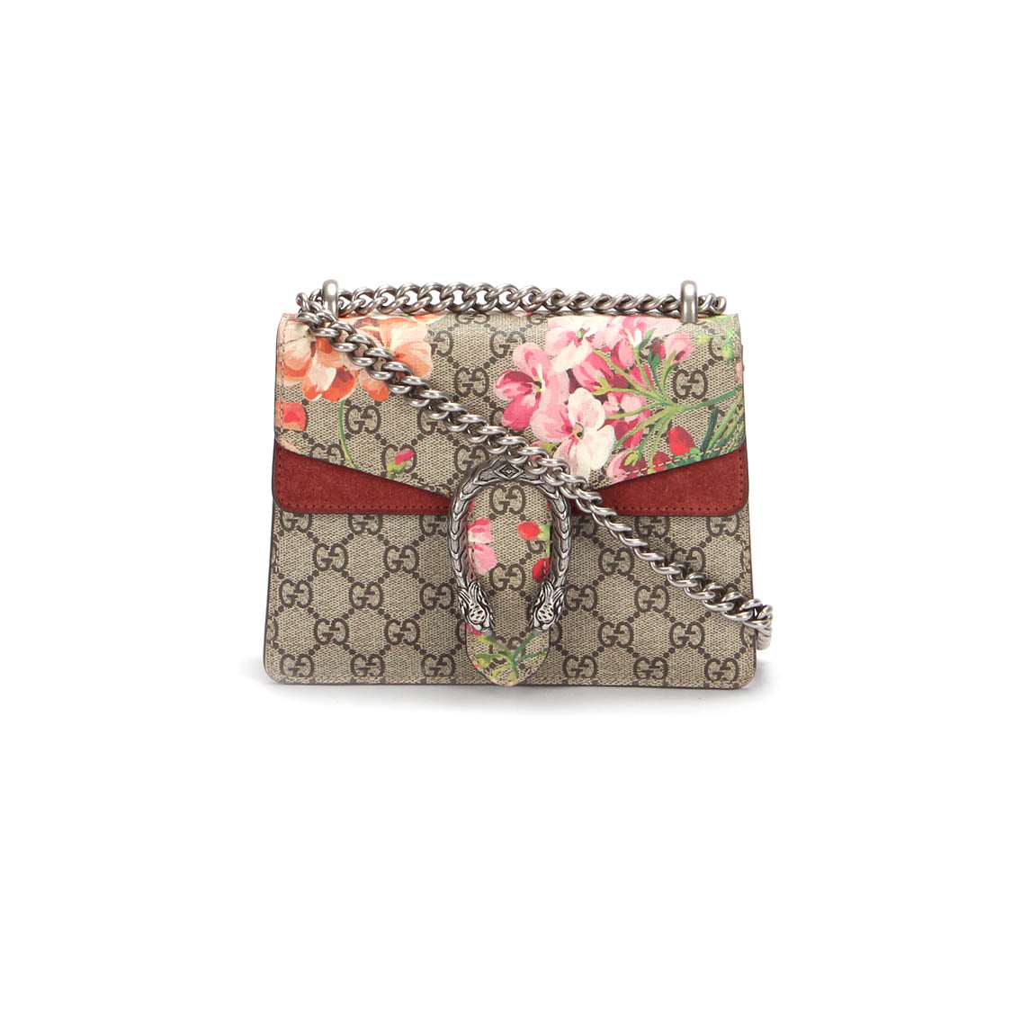 Mini GG Supreme Blooms Dionysus Shoulder Bag 421970