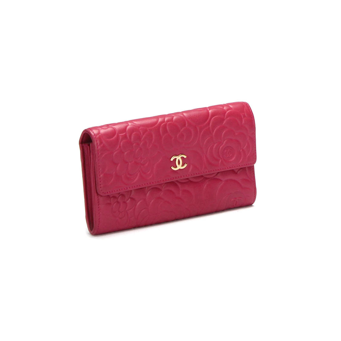 Camellia Flap Wallet