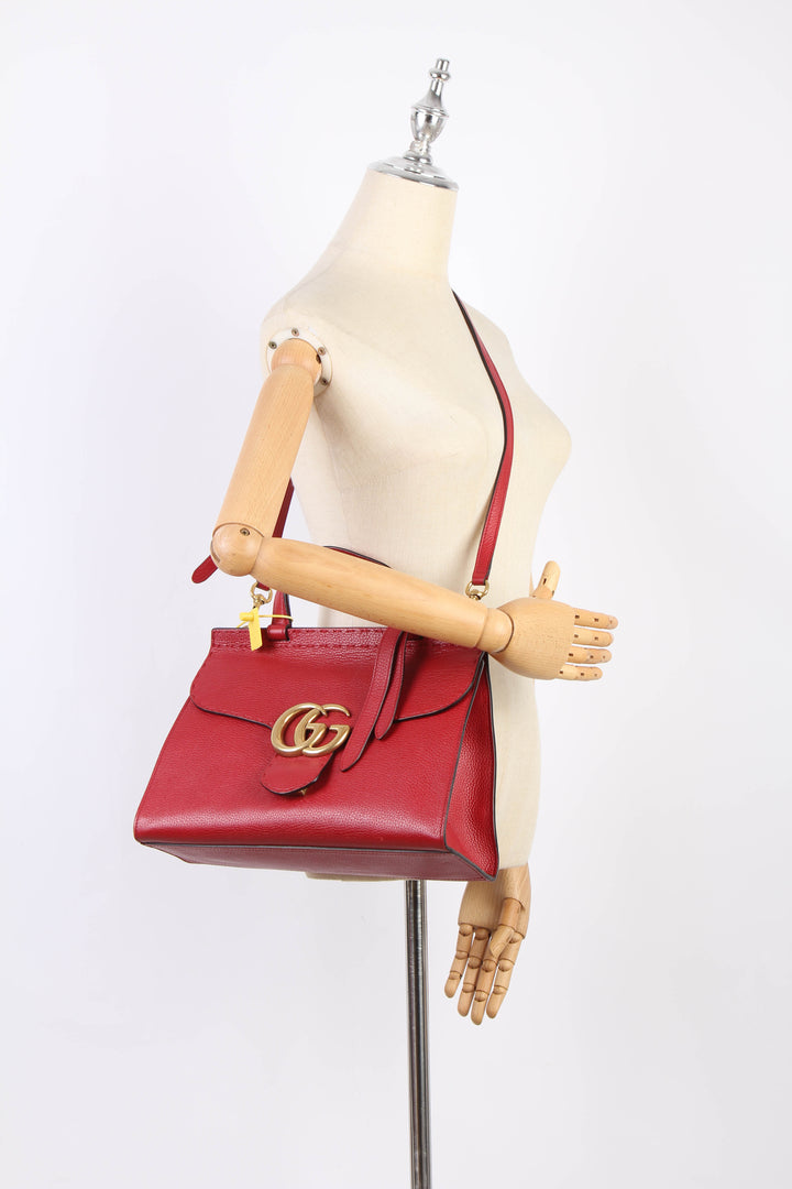 Small GG Marmont Top Handle Bag 421890