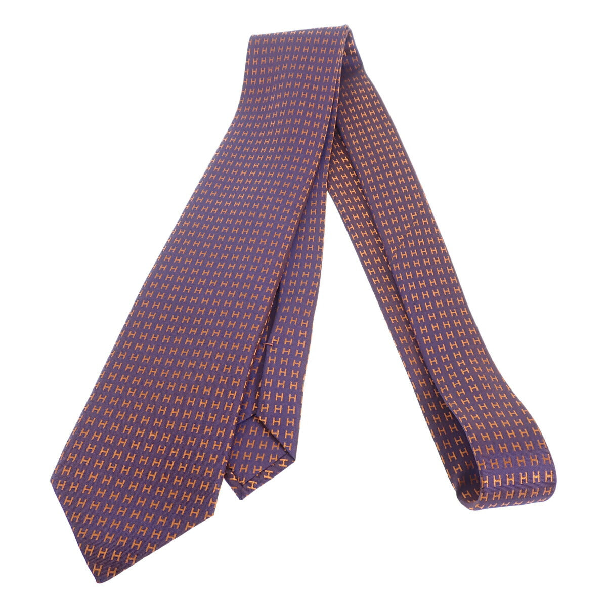 Faconnee H Silk Necktie H032288T 10