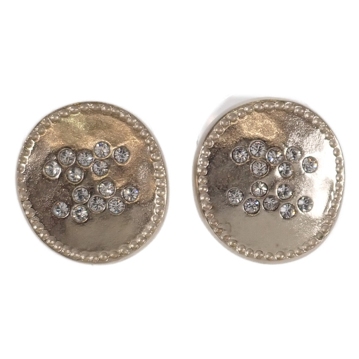 CC Round Studded Earrings