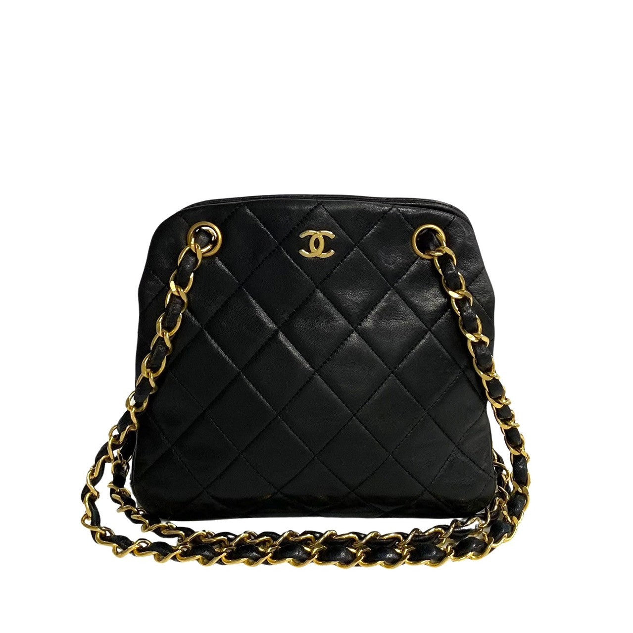 Quilted CC Chain Crossbody Bag