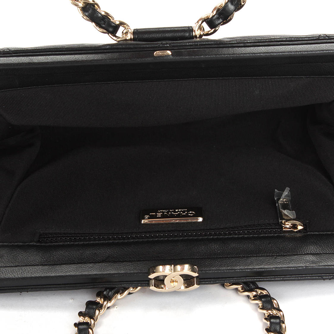 Ring Leather Clutch Bag AS1590