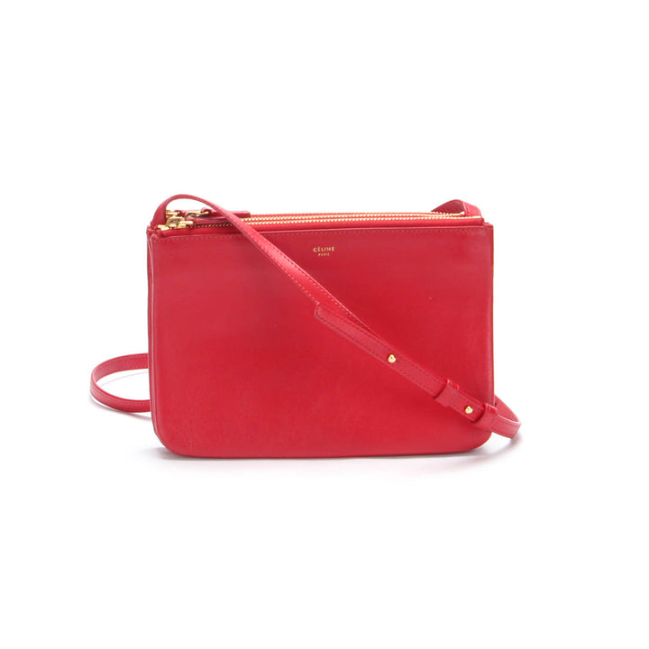 Trio Leather Crossbody Bag