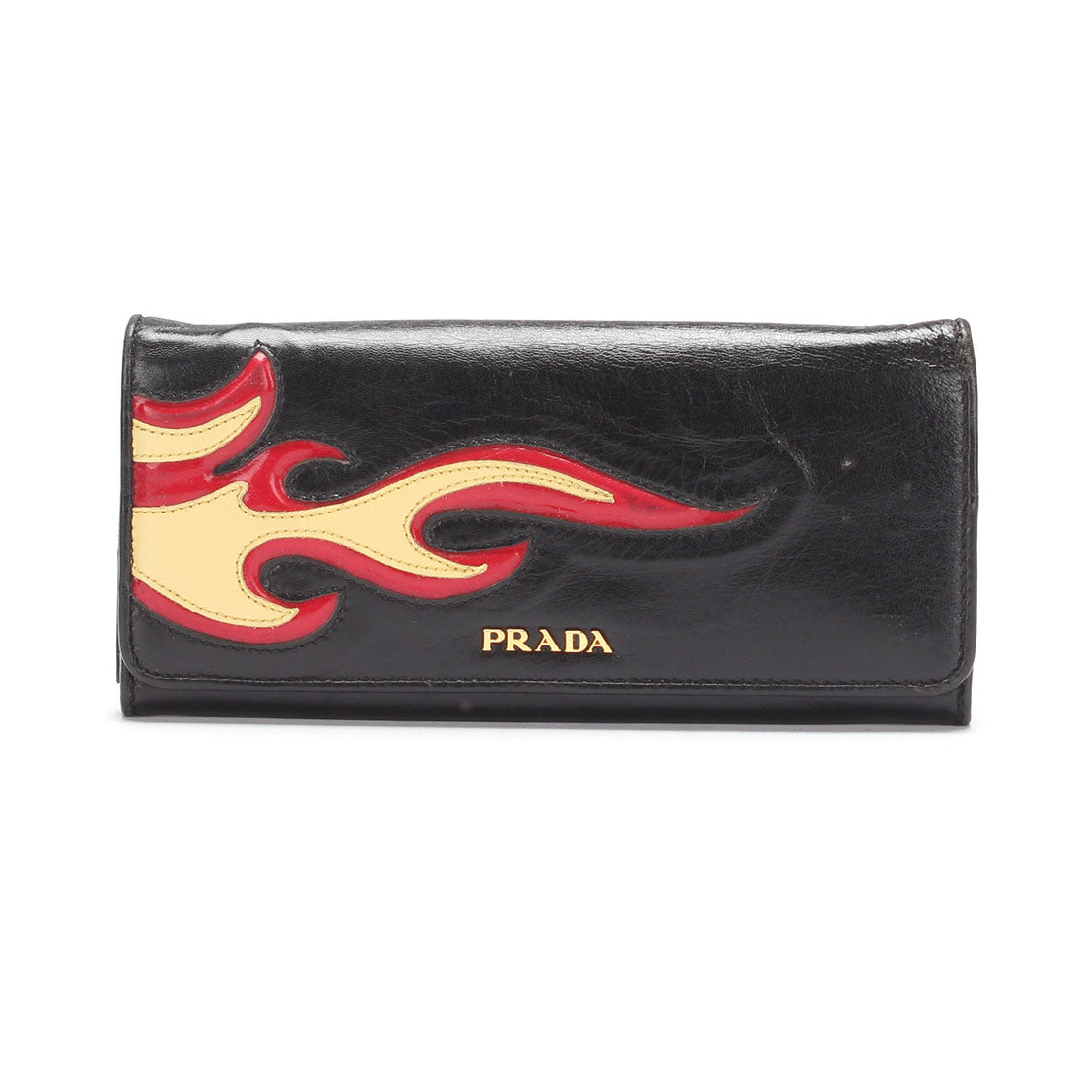 Nappa Flame Continental Flap Wallet