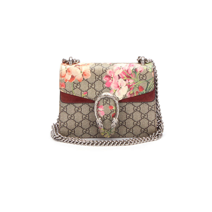 Mini GG Supreme Blooms Dionysus Shoulder Bag 421970