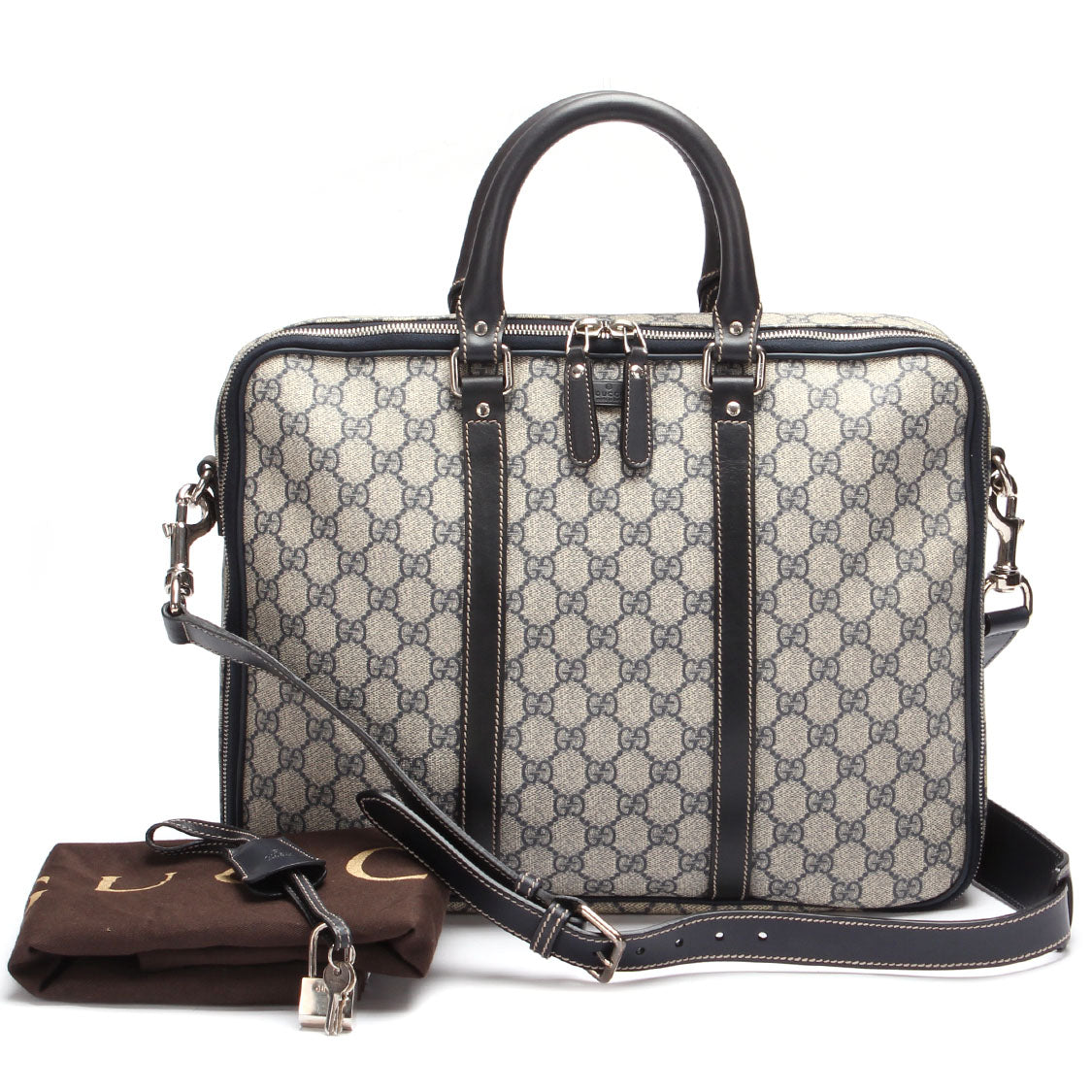 GG Supreme Canvas Briefcase 223667