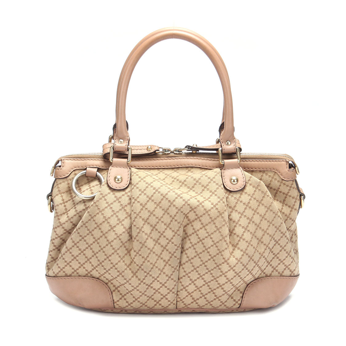 Gucci Diamante Canvas Sukey Handbag Canvas Handbag 247902 in Good condition