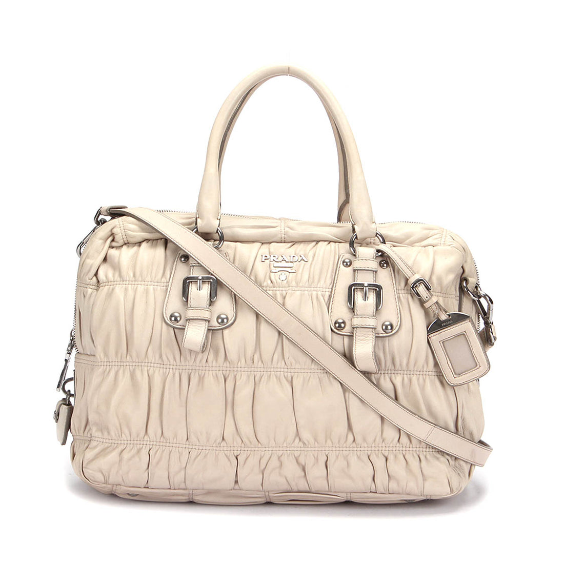 Nappa Gaufre Shoulder Bag