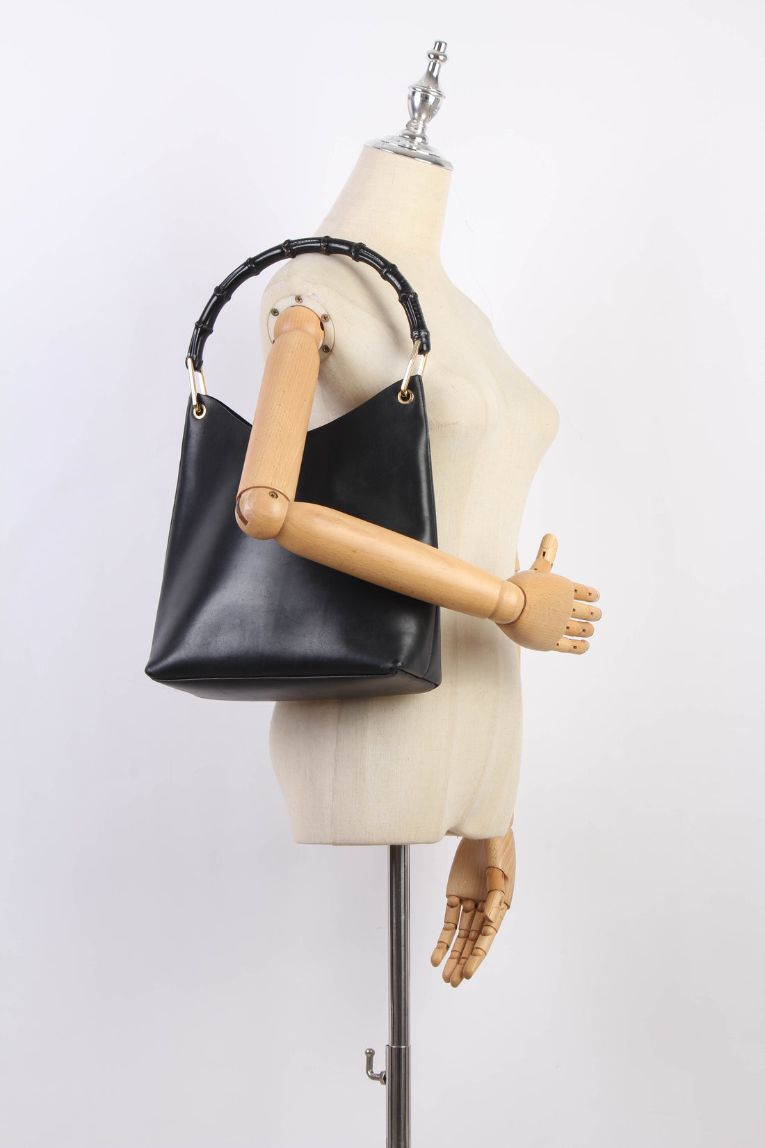 Bamboo Leather Handbag