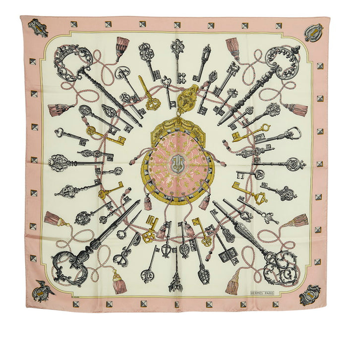 Carré Les Cles Silk Scarf